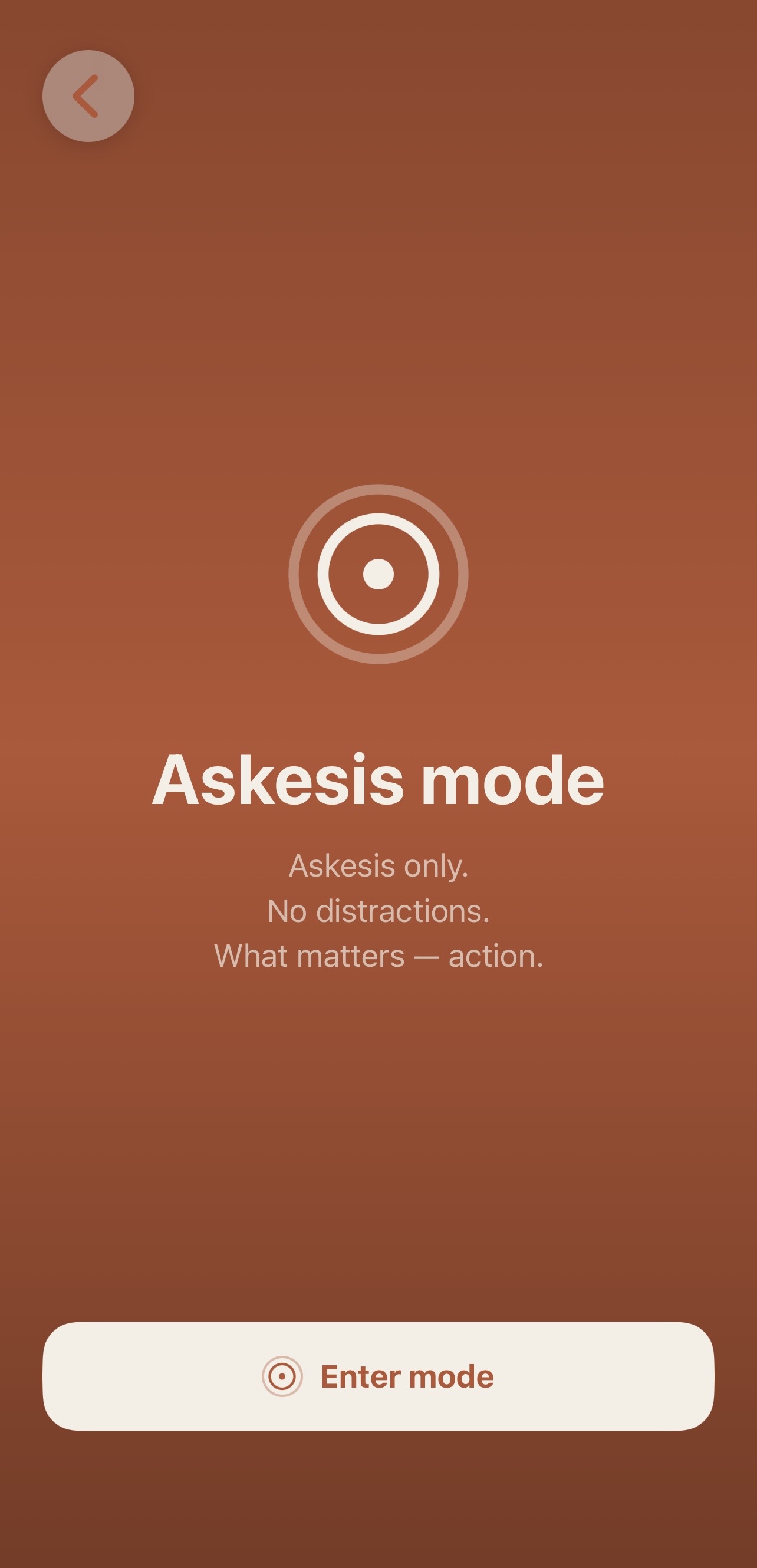 Vow — modo ascesis